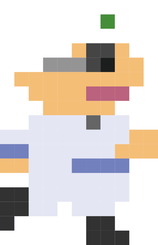 走るキャラクター